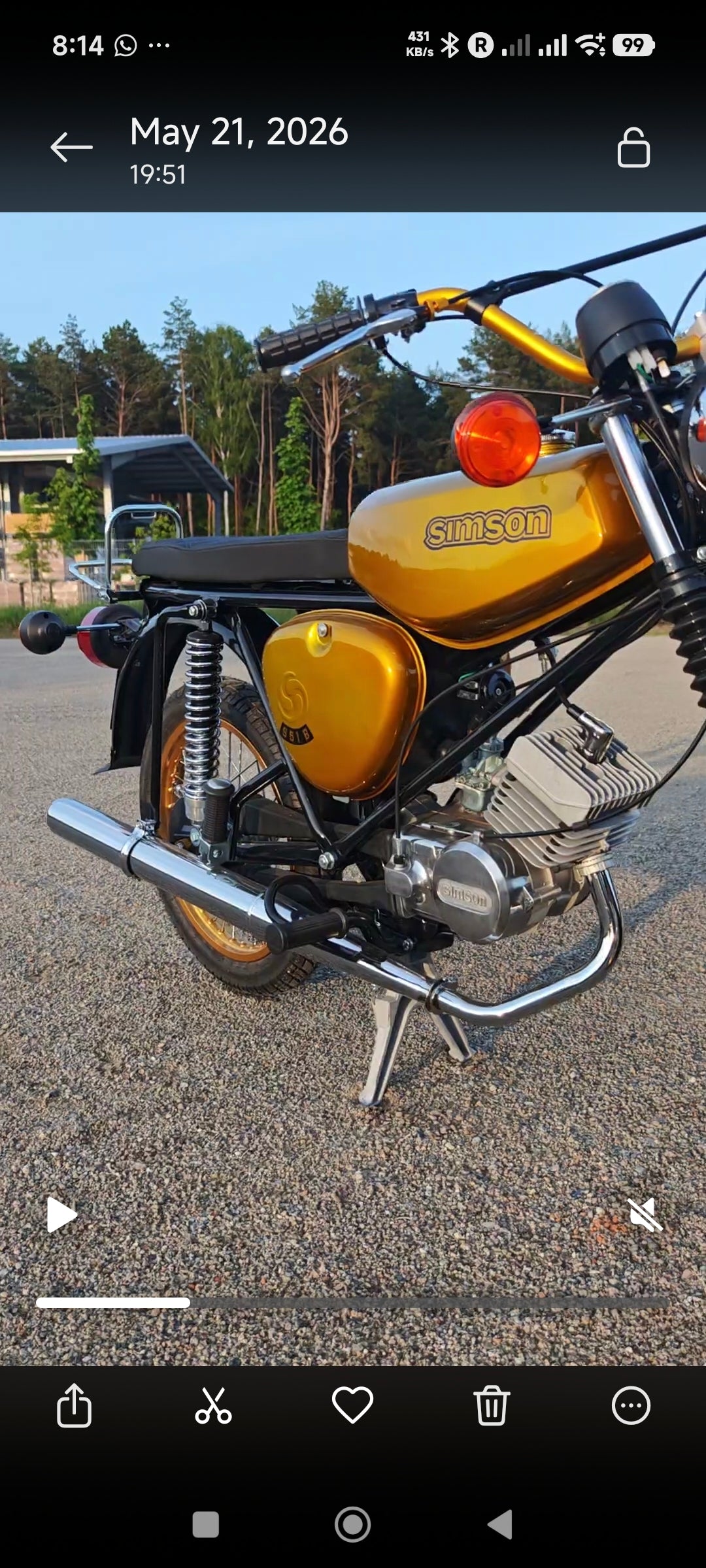 Simson S51 12V – Sofort verfügbar | Kompletter Neuaufbau | 4 Gang | 60 km/h