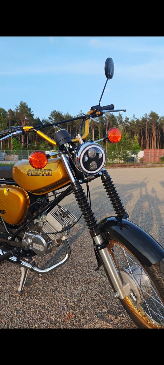 Simson S51 12V – Sofort verfügbar | Kompletter Neuaufbau | 4 Gang | 60 km/h